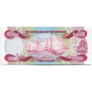 Bahamas 3 Dollars 1984