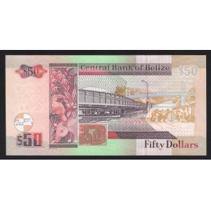 Belize 50 Dollars 2016