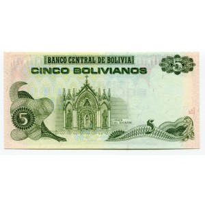 Bolivia 5 Bolivianos 1998