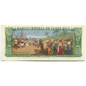 Costa Rica 5 Colones 1986