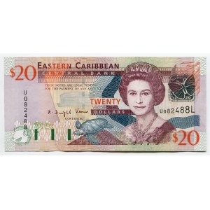 East Caribbean States 20 Dollars 2003