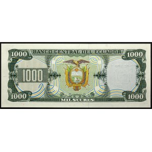 Ecuador 1000 Sucres 1986