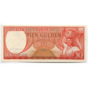 Suriname 10 Gulden 1963