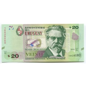 Uruguay 20 Pesos 2015