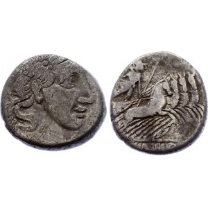 Roman Republic Denarius 150 - 110 BC