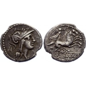 Roman Republic Denarius 91 BC