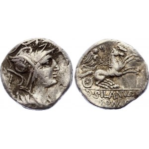 Roman Republic Denarius 91 BC D. SILANVS. L. F