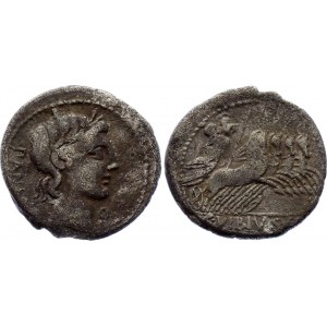 Roman Republic Denarius 90 BC C. Vibius C.F
