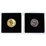 Roman Empire Set of Denar & Aureus Marcus Junius Brutus 42 BC Modern Restrike!