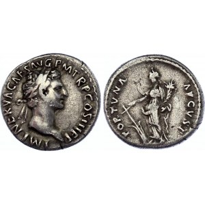 Roman Empire Denarius 97 AD Nerva Fortuna
