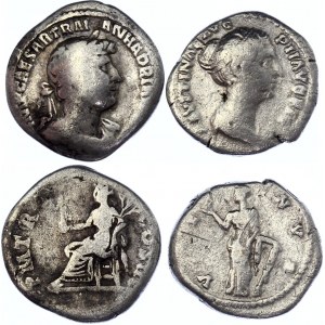 Roman Empire 2 x Denarius 100 - 230 AD