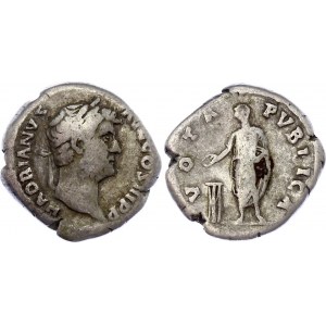 Roman Empire Denarius 134 - 138 AD Hadrian