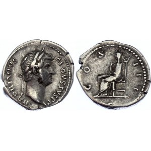 Roman Empire Denarius 138 AD Hadrian Puditia