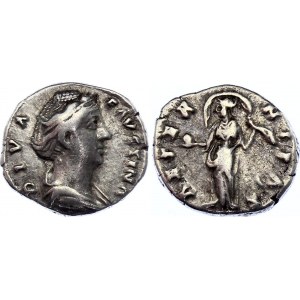 Roman Empire Denarius 148 - 161 AD Faustina Posthumous