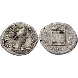 Roman Empire Denarius 180 - 183 AD Crispina