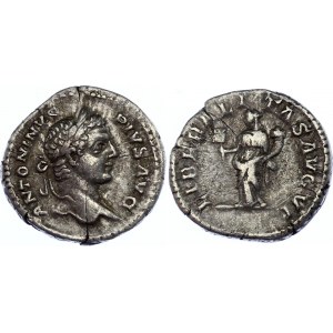 Roman Empire Denarius 207 AD Caracalla Liberitas