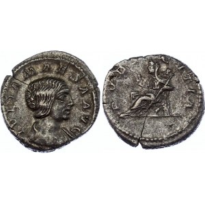 Roman Empire Denarius 218 - 222 AD Julia Maesa Puditia