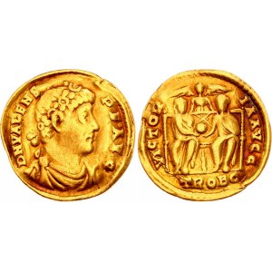 Roman Empire Valens Solidus Trier 367 - 378 AD
