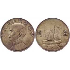 China Republic 1 Dollar 1934 (23) (VIDEO)