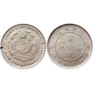 China Kwangtung 20 Cent 1909 - 1911