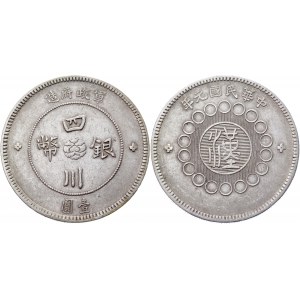 China Sichuan 1 Dollar 1912