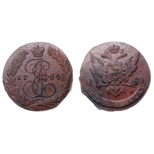 Russia 5 Kopeks 1764 EM