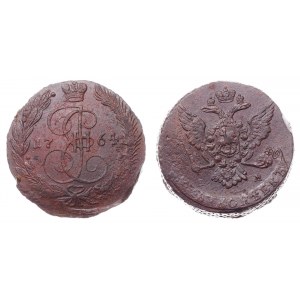 Russia 5 Kopeks 1764 EM