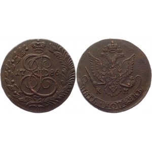 Russia 5 Kopeks 1786 KM