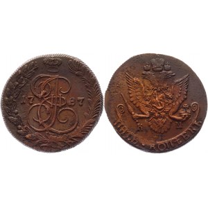 Russia 5 Kopeks 1787 КМ