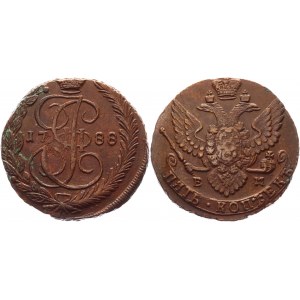 Russia 5 Kopeks 1788 EM