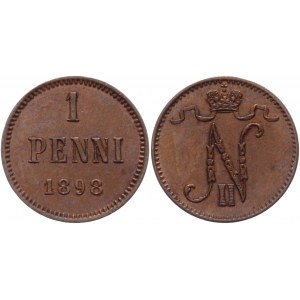 Russia - Finland 1 Penni 1898