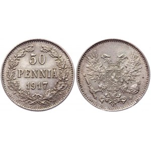 Russia - Finland 50 Pennia 1917