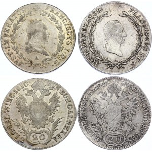 Austria 2 x 20 Kreuzer 1810 - 1827 A