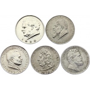 Austria 5 x 2 Shilling 1928 - 1936