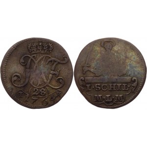 German States Munster 1 Schilling 1764