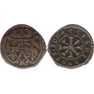 German States Nurnberg 1 Kreuzer 1694 (f)