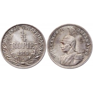 German East Africa 1/4 Rupie 1908 J