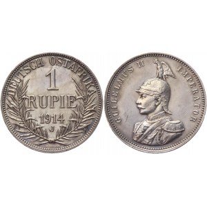 German East Africa 1 Rupie 1914 J