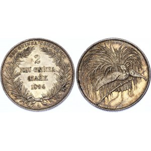 German New Guinea 2 Mark 1894 A PROOF (+VIDEO)