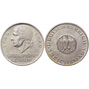 Germany - Weimar Republic 5 Reichsmark 1929 D