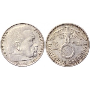 Germany - Third Reich 2 Reichsmark 1939 E