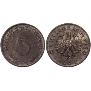 Germany - Third Reich 5 Reichspfennig 1947 D