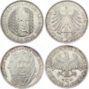 Germany - FRG 2 x 5 Mark 1966