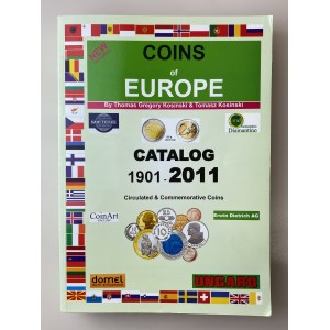 Europe Catalogue Circulated & Commemorative Coins of Europe 1901 - 2011