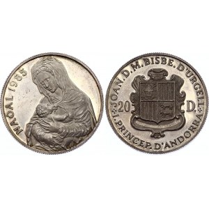 Andorra 20 Diners 1985