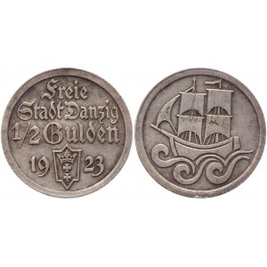 Danzig 1/2 Gulden 1923