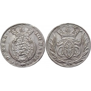 Denmark 4 Mark 1693
