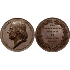 Denmark Bronze Medal Micael Nielsen, Copenhagen School Director 1844