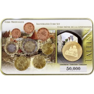 Estonia & Slovakia Lot of 2 Coin Sets 2009 - 2011