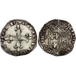 France Navarre 1/4 Ecu 1604